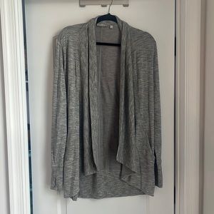 Light gray. Athleta cardigan. Size L